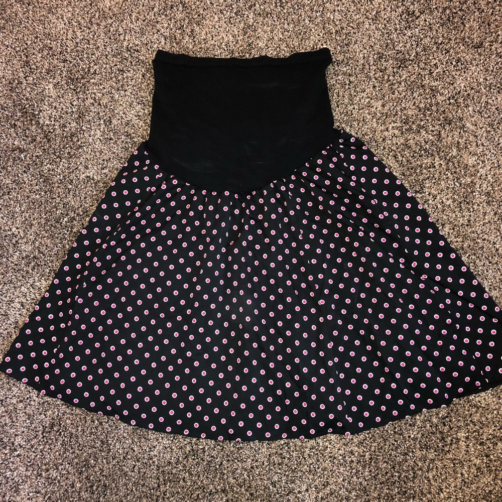 Maternity mini skirt